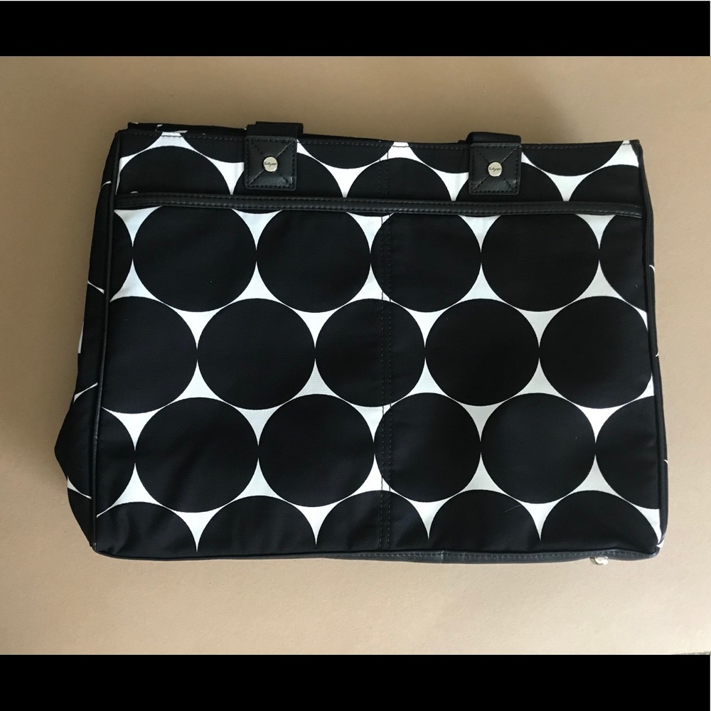 Thirty-One Suite Success Tote black and white